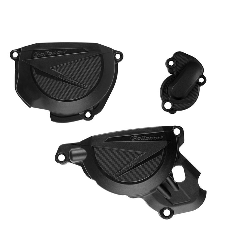 POLISPORT Clutch And Ignition Cover Protection Kit for BETA RR 350, RR 350 4T X-PRO, RR 390, RR 430, RR 480 2020-2026 POLISPORT Clutch And Ignition Cover Protection Kit for BETA RR 350, RR 350 4T X-PRO, RR 390, RR 430, RR 480 2020-2026