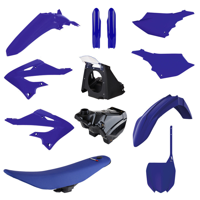 Kit plástica POLISPORT Restyling azul para YAMAHA YZ 125, YZ 250 de 2002 a 2021