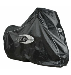 Funda de moto para exterior R&G RACING Adventure - Negro - Universal para APRILIA, CF MOTO, HONDA y VOGE de 2025 a 2026