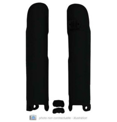 Protections de fourche RACETECH - noir pour HUSQVARNA CR 125, TC 250, TC 450, WR 125, WR 250 de 2002 à 2014