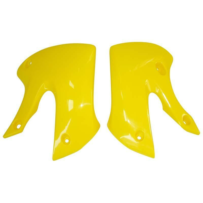 RACETECH Radiator Scoops Yellow RM65 ET DR-Z110 2003-07 for SUZUKI DRZ 110, RM 65 2003-2006
