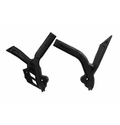 Protector de Chasis Bi-Material RACETECH Negro para BETA RR 125, RR 200, RR 250, RR 300, RR 350 de 2020 a 2024