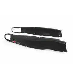 Protection de bras oscillant RACETECH noir pour BETA RR 125, RR 125 4T MOTARD LC, RR 250, RR 300, RR 350 de 2011 à 2020