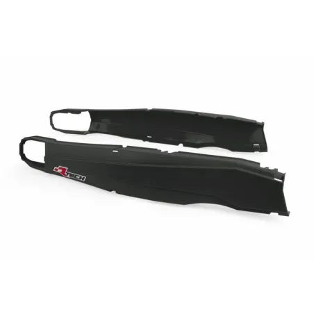 RACETECH Swingarm Protector Black for BETA RR 125, RR 125 4T MOTARD LC, RR 250, RR 300, RR 350 2011-2020