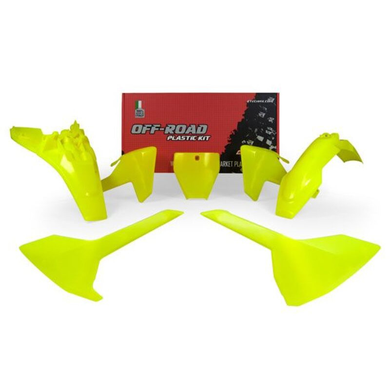 Kit de plástica RACETECH (5 pcs) para HUSQVARNA TC 85 de 2018 a 2024