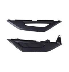 Plaques numéro latérales inférieures RACETECH pour HONDA CRF 250, CRF 250 RX ENDURO, CRF 450, CRF 450 RX ENDURO de 2017 à 2024
