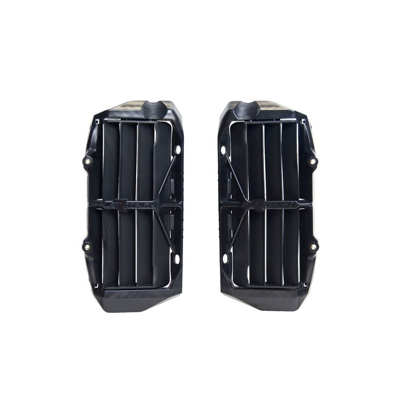 Caches-radiateur renforcés RACETECH oversize pour KTM SX 125, SX 250, SX 300 et HUSQVARNA FC 250, FC 350, FC 450 de 2023 à 2025