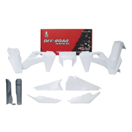 Kit de plástica RACETECH (7 pcs ) para HUSQVARNA FE 250, FE 350, FE 450, FE 501, TE 150 de 2020 a 2023
