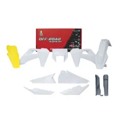 Kit plastiques RACETECH - couleur origine (23) pour HUSQVARNA FE 250, FE 350, FE 450, FE 501, TE 150 de 2020 à 2023