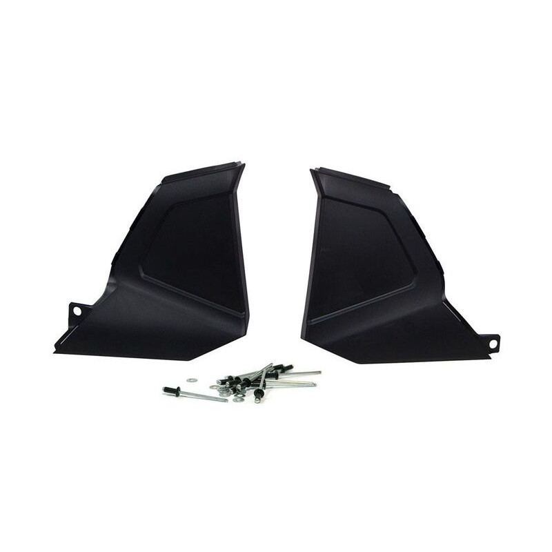 Tapas laterales para caja de filtro RACETECH - Negro para YAMAHA YZ 125, YZ 250, YZ 250 X de 2015 a 2021