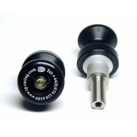 Pions de bras oscillant R&G RACING M8 pour SUZUKI DL 650 V-STROM ABS, HONDA CRF 300 L et KTM ADVENTURE 390 de 1997 à 2026