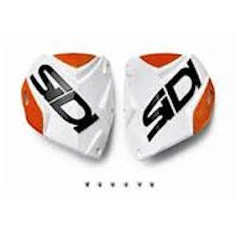 Plaque tibiale SIDI Crossfire 2 blanc/orange