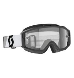 SCOTT Split OTG Brille - Premium Schwarz/Weiß, klares Linse