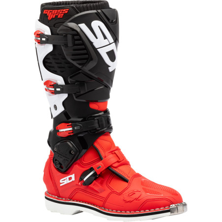 SIDI Crossfire 3 Boots - Rot/Schwarz/Weiß