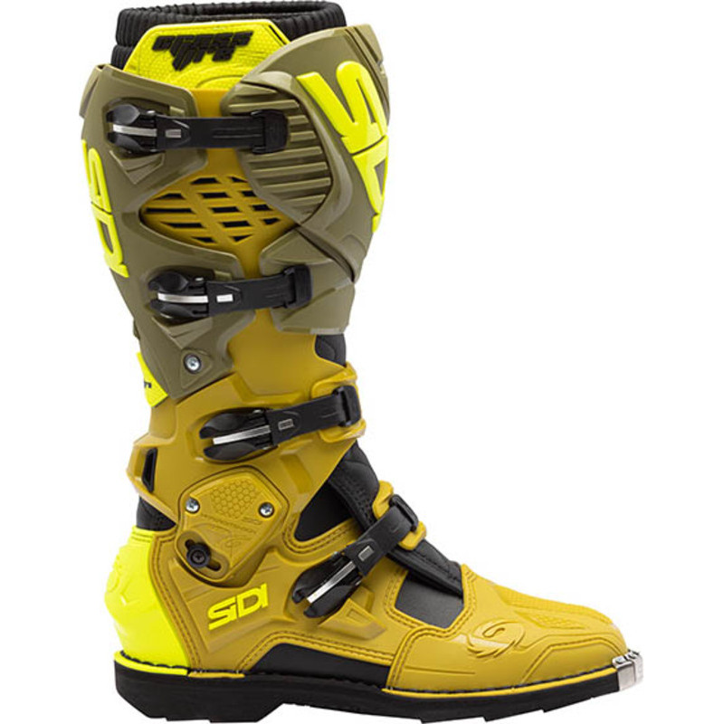 SIDI Crossfire 3 Stiefel – Olivgrün/Neon Gelb SIDI Crossfire 3 Stiefel – Olivgrün/Neon Gelb