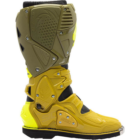 SIDI Crossfire 3 Boots - Olive Green/Neon Yellow