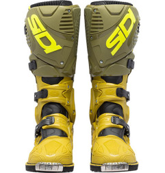 SIDI Crossfire 3 Stiefel – Olivgrün/Neon Gelb