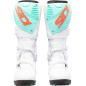 SIDI Crossfire 3 SRS Boots - White/Mint/Coral