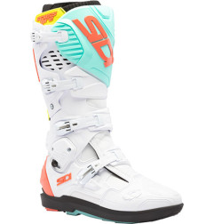 SIDI Crossfire 3 SRS Boots - White/Mint/Coral
