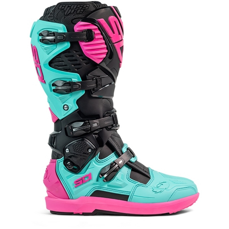 Botas SIDI Crossfire 3 SRS - Negro / Menta / Rosa