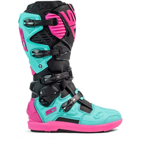 Botas SIDI Crossfire 3 SRS - Negro / Menta / Rosa