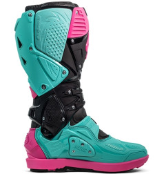 SIDI Crossfire 3 SRS Boots - Black / Mint / Pink