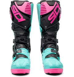SIDI Crossfire 3 SRS Boots - Black / Mint / Pink