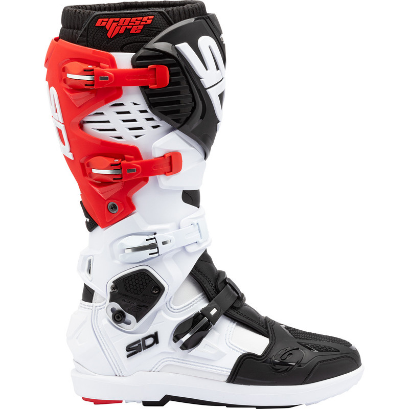 Botas SIDI Crossfire 3 SRS - blanco/negro/rojo