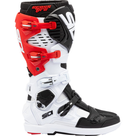 SIDI Crossfire 3 SRS Boots - Weiß/Schwarz/Rot
