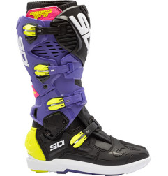 Botas SIDI Crossfire 3 SRS - violeta/negro/amarillo neón