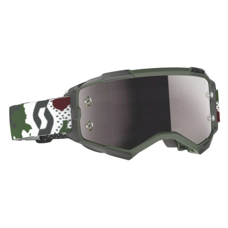 MASQUE SCOTT FURY CAMO EDITION VERT FONCE SILVER CHROME WORKS