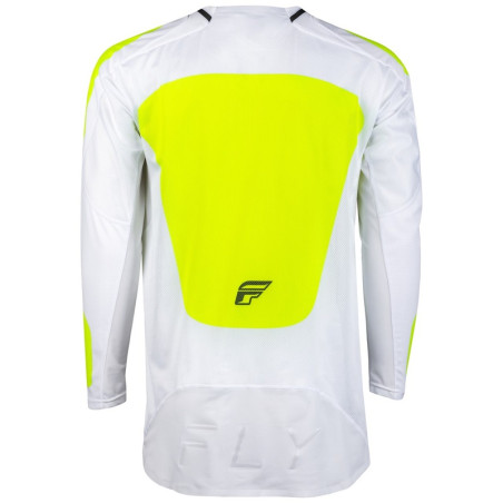 FLY RACING Evolution DST Jersey - Weiss/Hi-Vis - Größe S