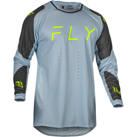 FLY RACING Evolution DST Jersey - Ice Grey/Anthrazit/Neongrün