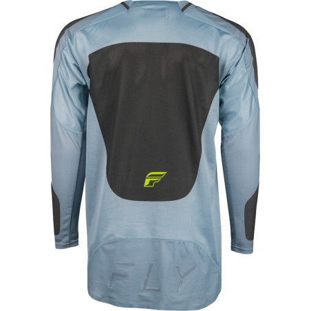 FLY RACING Evolution DST Jersey - Ice Grey/Anthrazit/Neongrün
