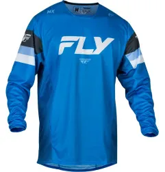 Maillot FLY RACING Kinetic Prix - Bright Blue/anthracite/blanc