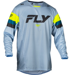 Maillot FLY RACING Kinetic Prix - Ice Grey/anthracite/Hi-Vis