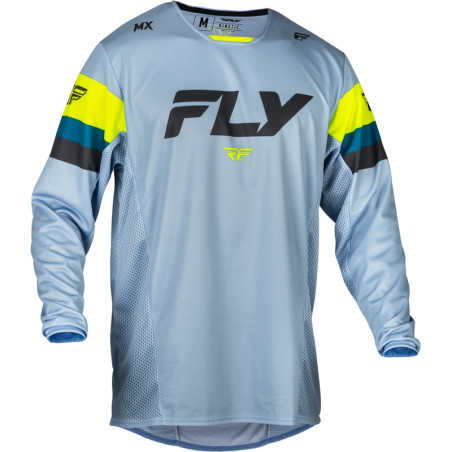 FLY RACING Kinetic Prix Jersey - Ice Grey/Anthrazit/Hi-Vis
