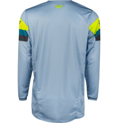 Camiseta FLY RACING Kinetic Prix - Ice Grey / Antracita / Hi-Vis - talla M