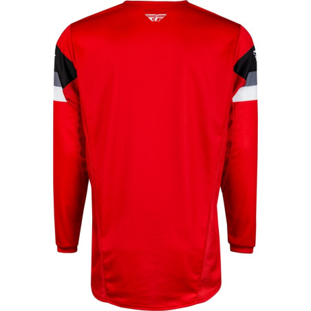 FLY RACING Kinetic Prix Jersey - Red/Grey/White - size S