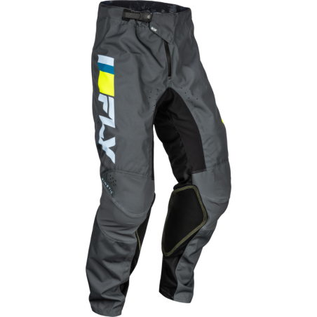 FLY RACING Kinetic Prix Pants - Ice Grey/Charcoal/Hi-Vis