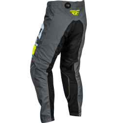 FLY RACING Kinetic Prix Pants - Ice Grey/Charcoal/Hi-Vis