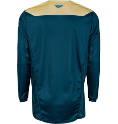 FLY RACING Kinetic Reload Jersey - Ivory/Navy/Cobalt - size S