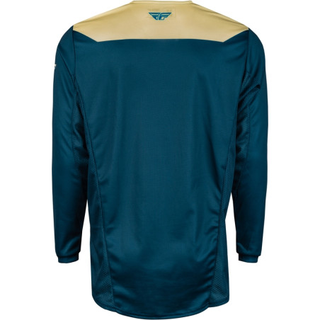 FLY RACING Kinetic Reload Jersey - Ivory/Navy/Cobalt - size S