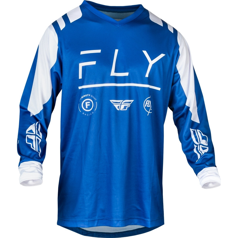 Maillot FLY RACING F-16 - True Blue/blanc - taille M Maillot FLY RACING F-16 - True Blue/blanc - taille M