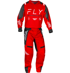 FLY RACING F-16 Pants - Red/Charcoal/White
