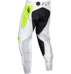 Pantalon FLY RACING Evolution DST - blanc/jaune fluo - taille 28