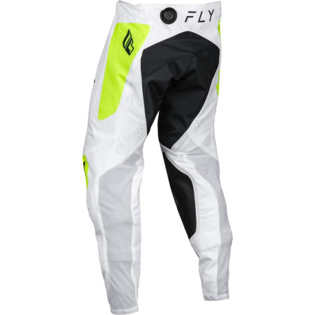 Pantalón FLY RACING Evolution DST - Blanco / Hi-Vis - talla 28