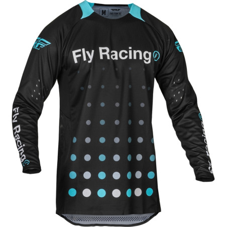 FLY RACING Evolution DST Strobe Jersey - Schwarz / Electric Blue