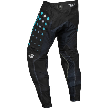 Pantalon FLY RACING Evolution DST Strobe - S.E. Strobe Black/Electric Blue - taille 28