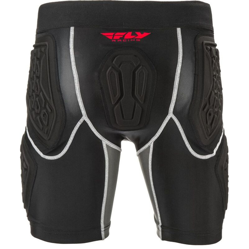 Pantalón corto de compresión FLY RACING Barricade - Negro - talla S